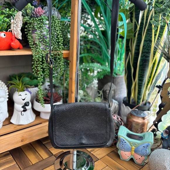 Authentic Vintage Coach Hudson Flap Pebble Leather Crossbody Bag - Picture 6 of 11